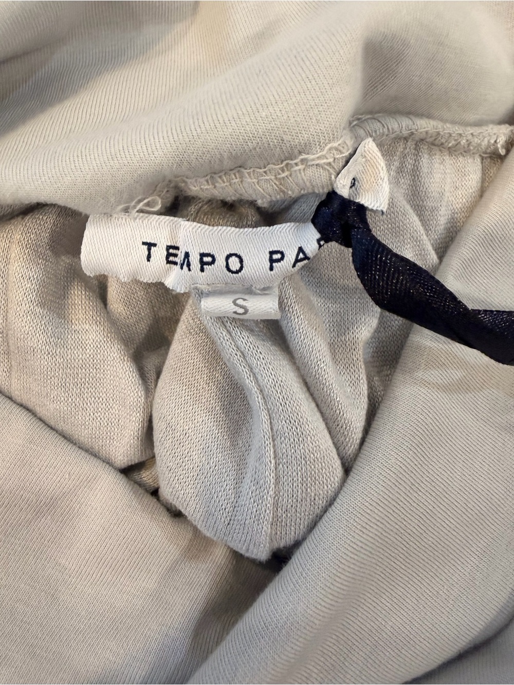 Tempo Paris Light Gray Wide-Leg Palazzo Pants - Picture 10 of 12